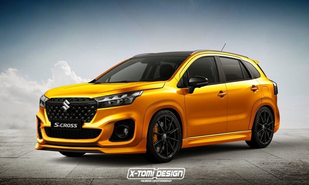 Suzuki S-Cross Sport render by X-Tomi Design