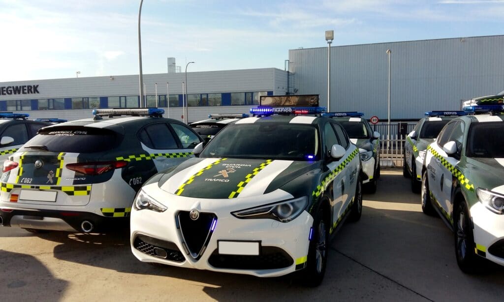 Alfa Romeo Stelvio Q4 Guardia Civil Tráfico diciembre 2021
