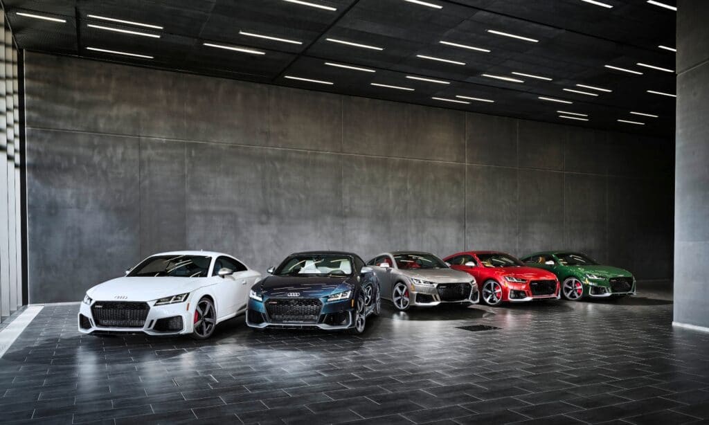 Audi TT RS Heritage Edition family