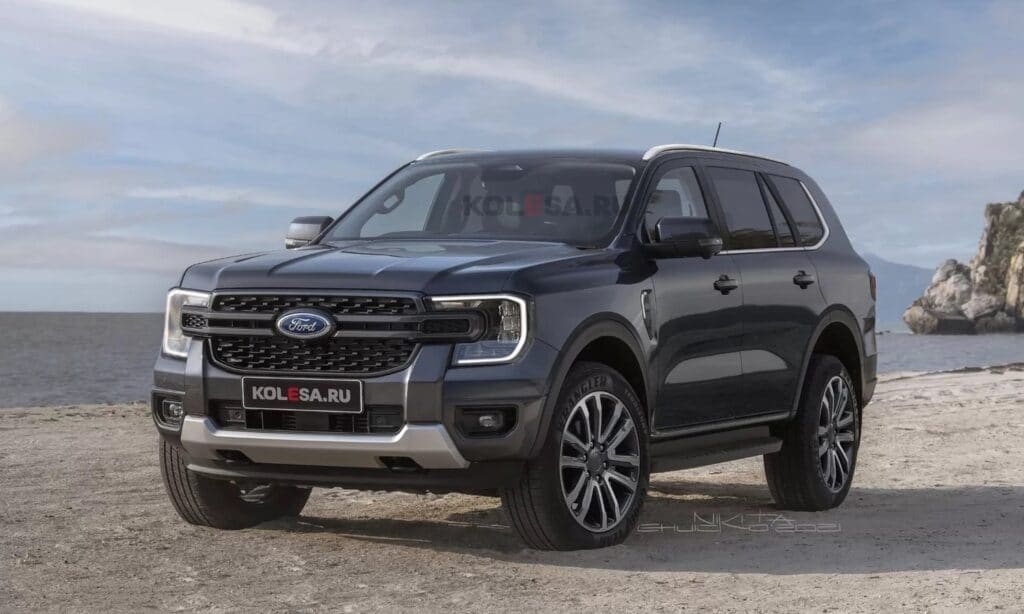 Ford Everest front render by Kolesa