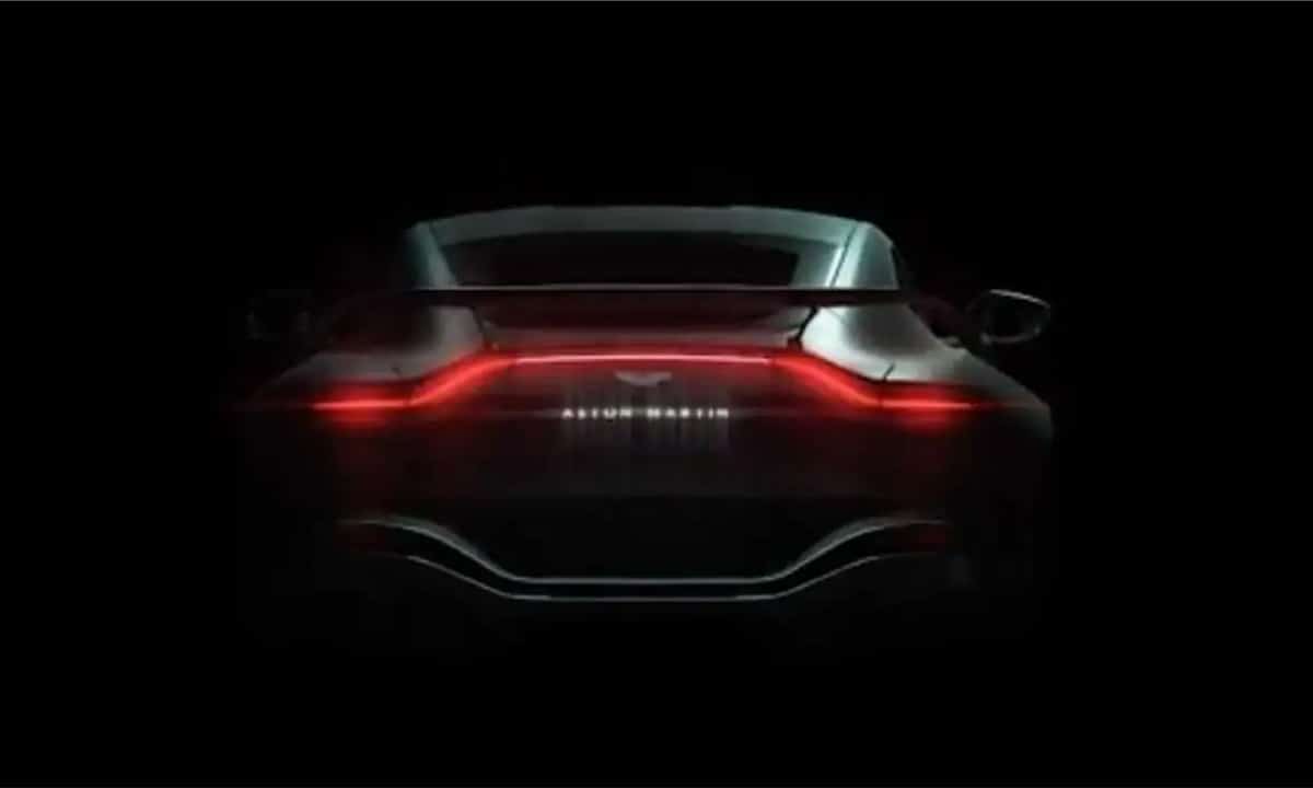 Teaser Aston Martin V12 Vantage Teaser