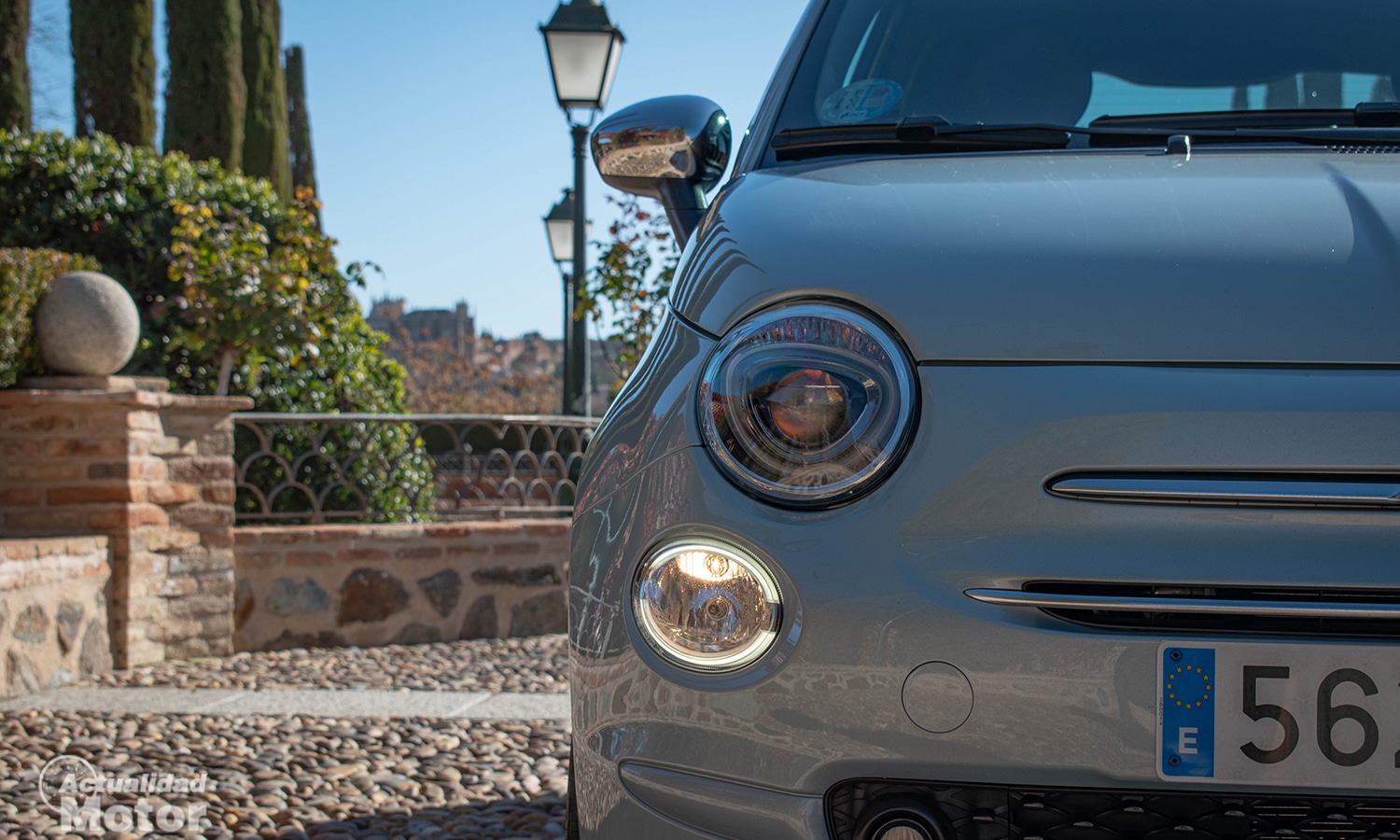 Prueba Fiat 500 detalle frontal