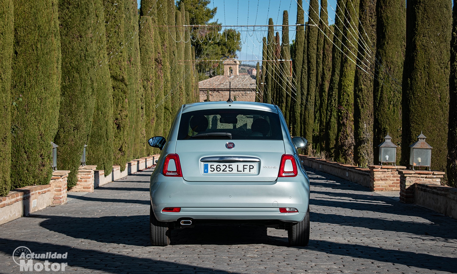 Prueba Fiat 500 trasera