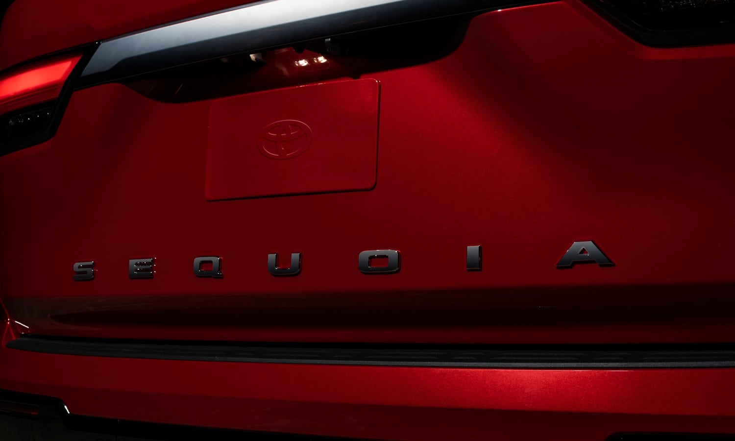 Toyota Sequoia SUV rear teaser