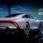 Mercedes Vision EQXX perfil trasero