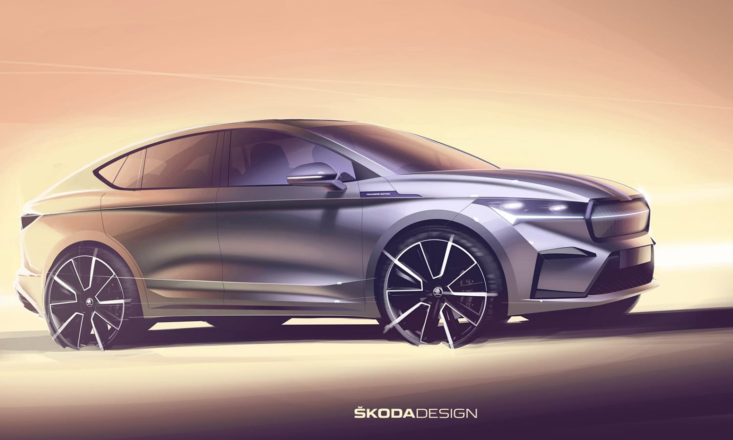 Skoda Enyaq iV Coupe teaser