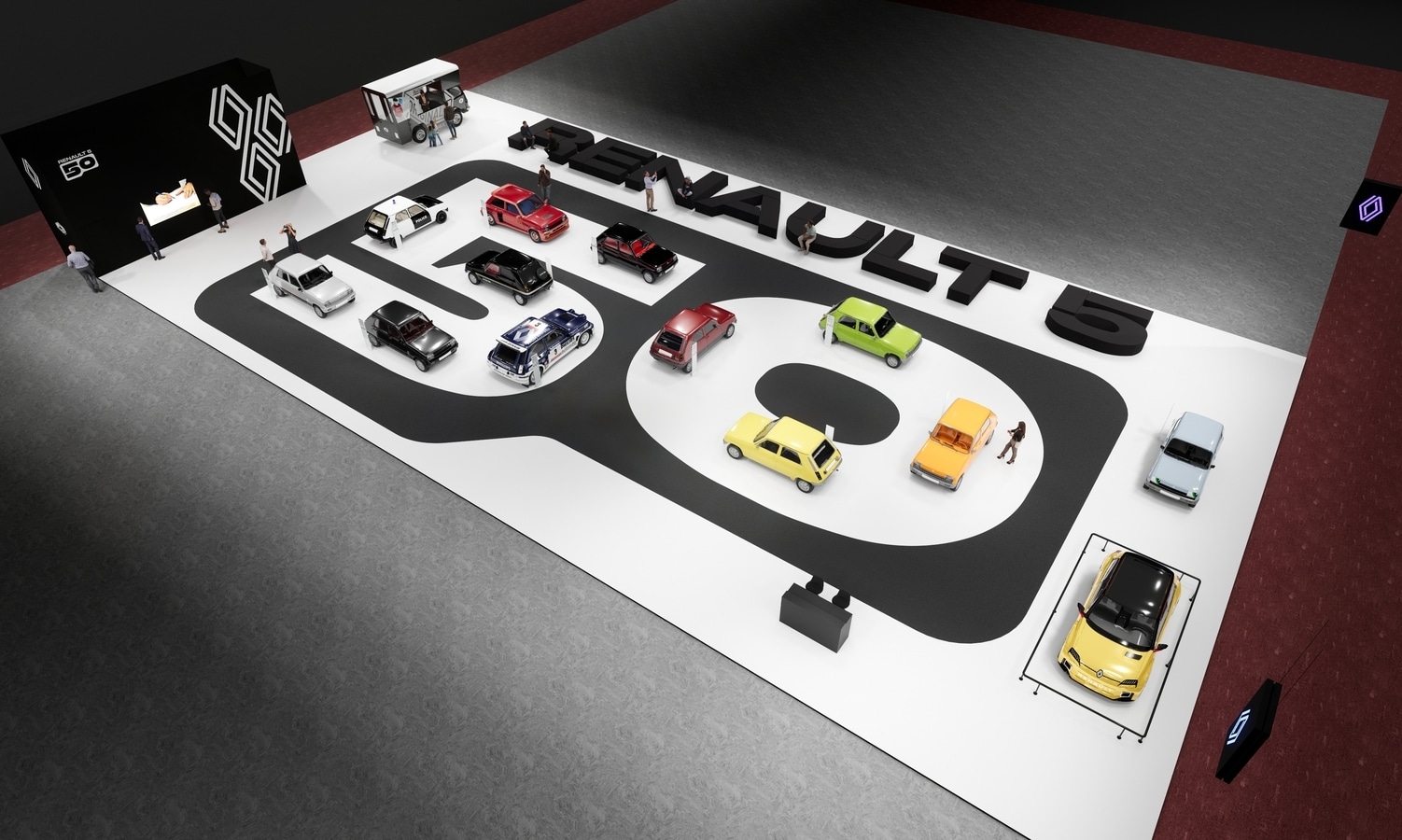 Renault 5 5th anniversary -Renault celebrates the 50th anniversary of Renault 5 at Retromobile