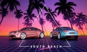 Alpine A110 South Beach Colorway