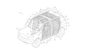 Ford Bronco screen door patent app