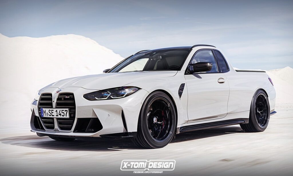BMW M3 pick up front render by X-Tomi Design