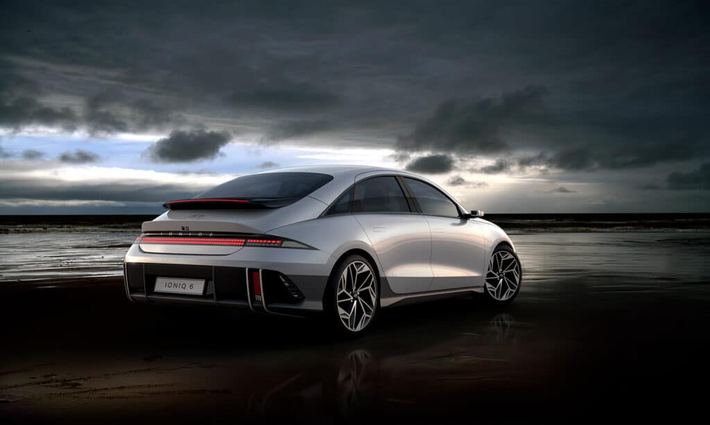 Hyundai Ioniq 6 trasera