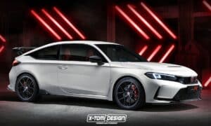 Honda Civic Type R 3 door render by X-Tomi Design