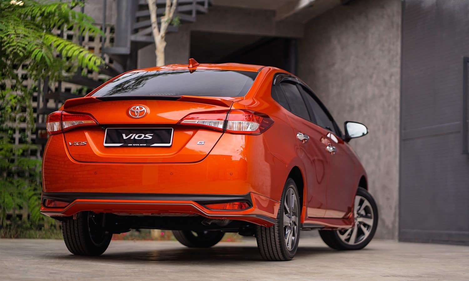 Toyota Vios rear-side