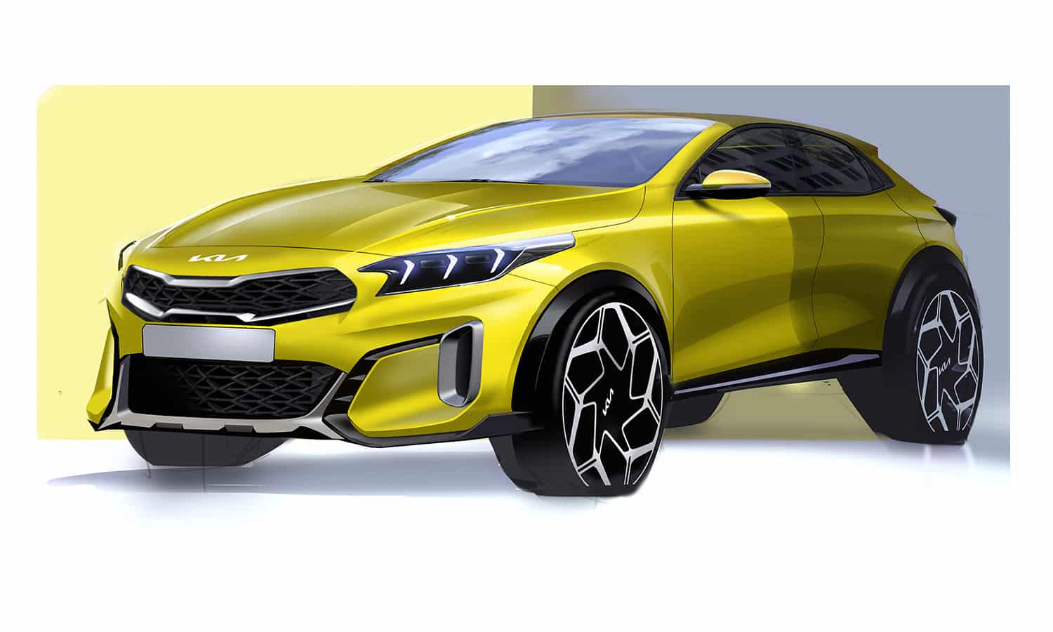 Kia XCeed Teaser delantera