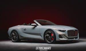Bentley Batur Convertible by Mulliner render by X-Tomi Design