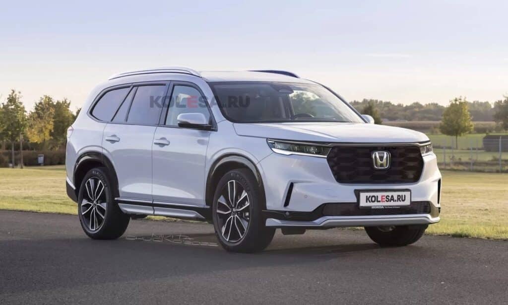 Honda Pilot front render by Kolesa