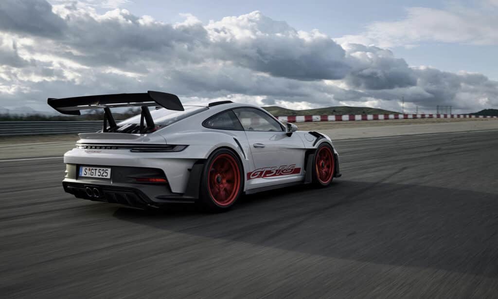Porsche 911 GT3 RS perfil trasero