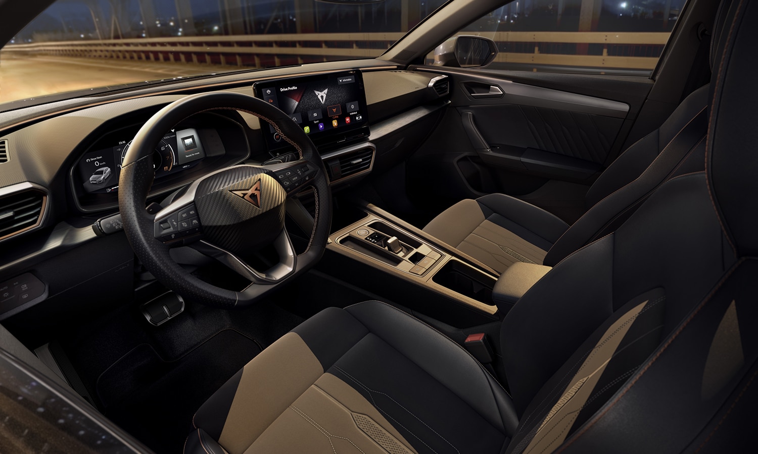 Cupra León interior