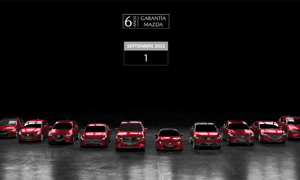 Mazda garantía 6 años