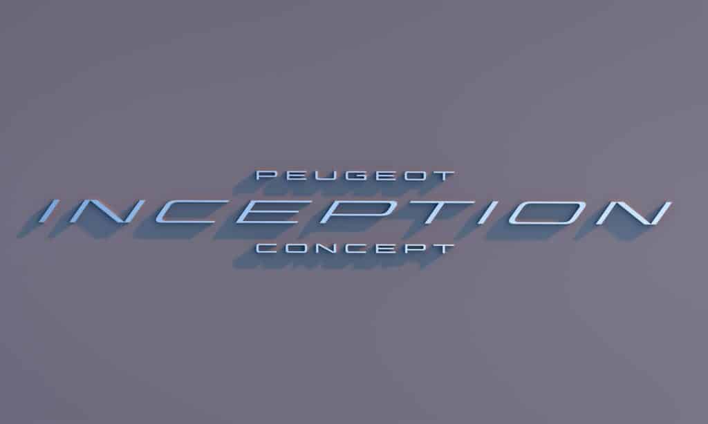 Peugeot Inception Concept logo CES Las Vegas 2023