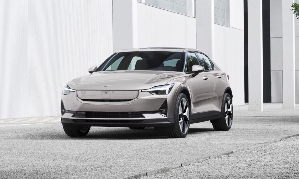 Polestar 2 2024 beige vista frontal
