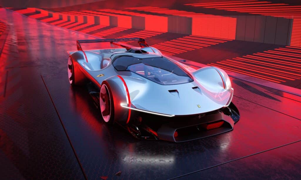 Ferrari eléctrico 2026 frontal