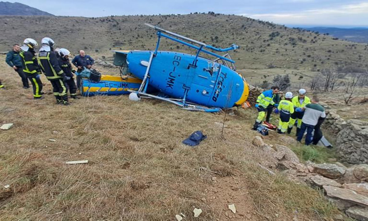 Accidente helicóptero Pegasus DGT