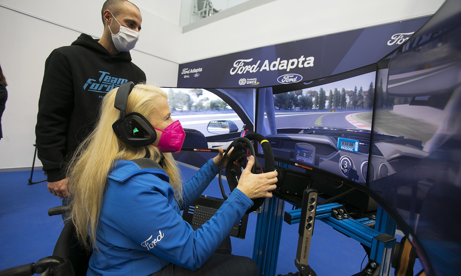 Simulador adaptado movilidad reducida team Fordzilla