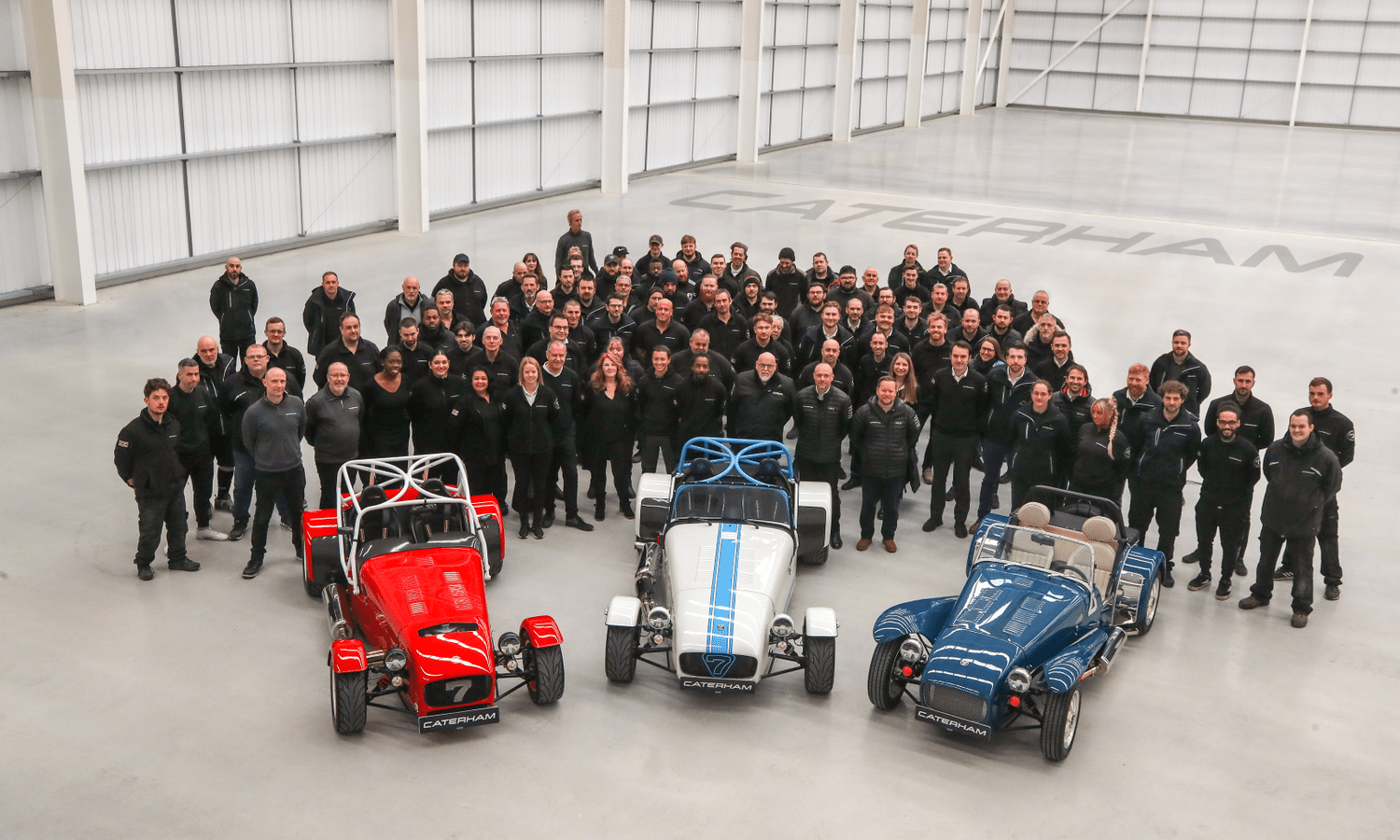 Caterham celebrates 50 years and changes its venue. Do you know where