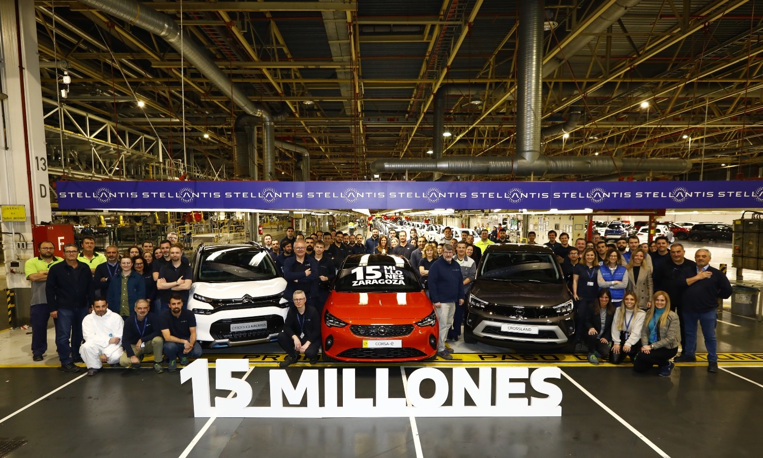 Stellantis Zaragoza 15 M coches