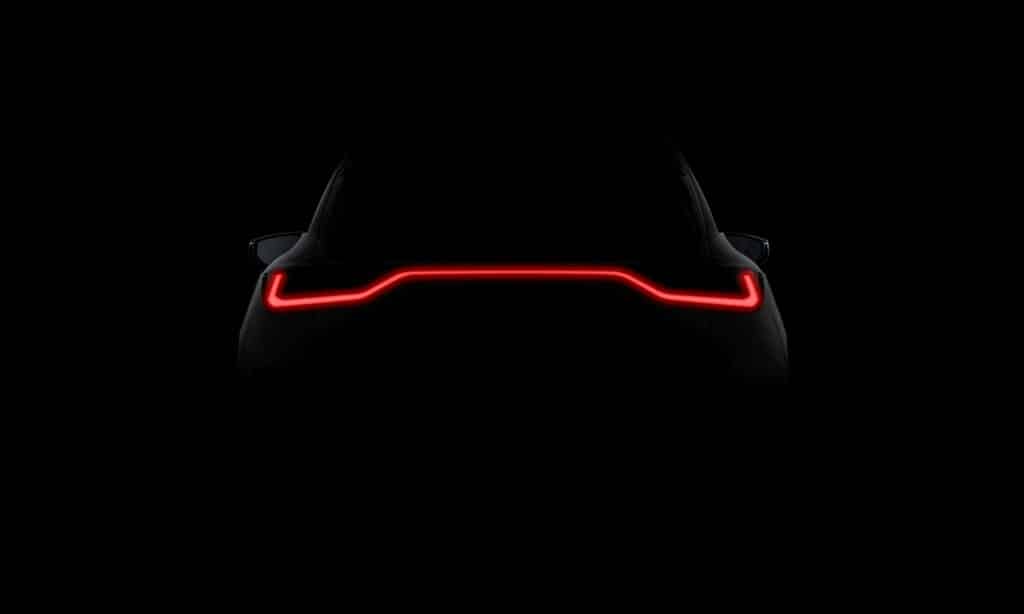 Lexus LBX teaser rear lights