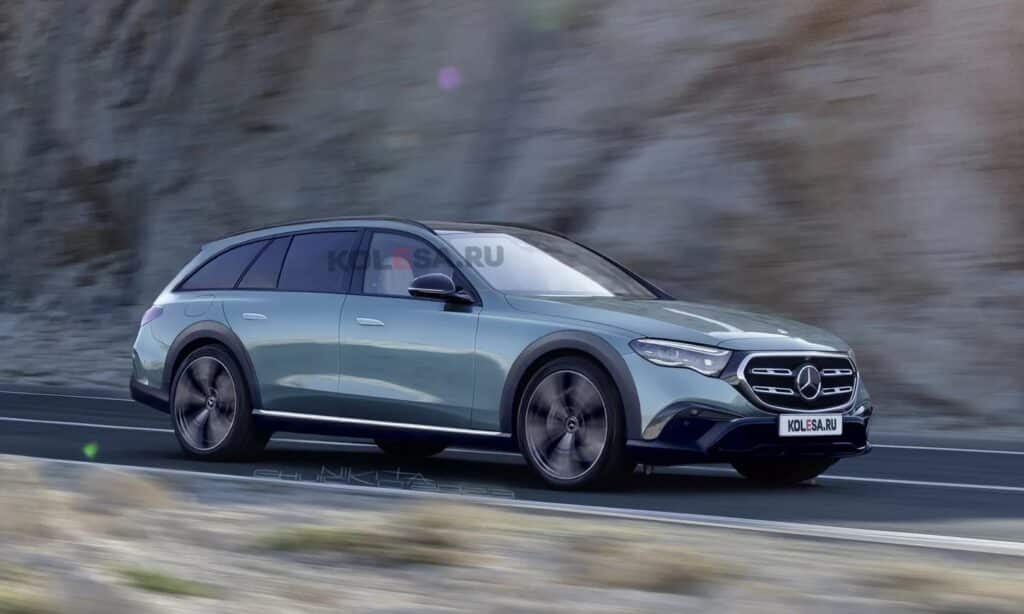 Mercedes-Benz Clase E All-Terrain front-side teaser by Kolesa