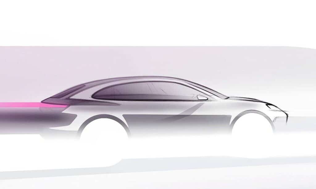 Frauscher x Porsche, 2023, Porsche AG - Porsche Macan EV rear-side teaser