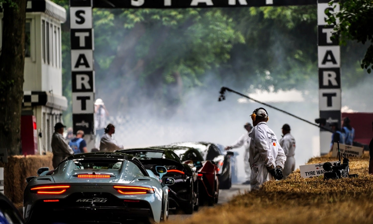 Hill climb action at Festival of Speed 202