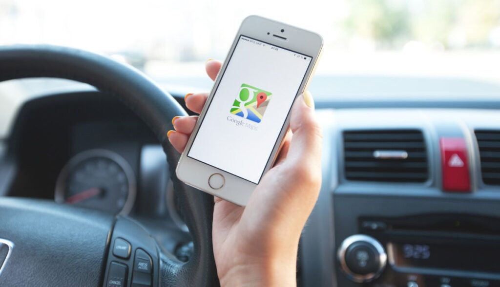 google maps coches
