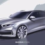 Skoda Superb sketch 0