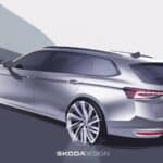 Skoda Superb sketch 1