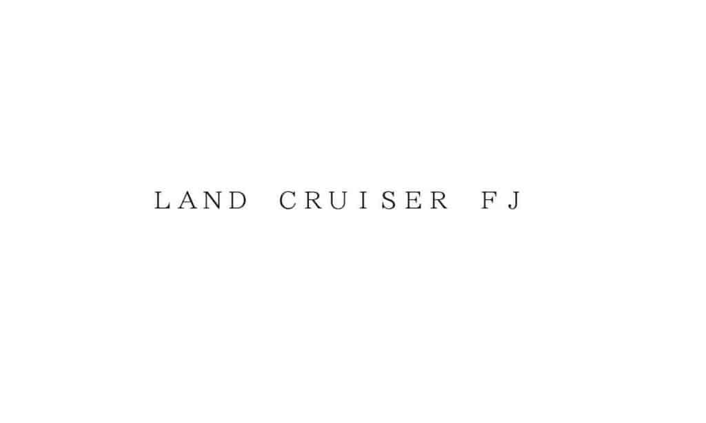 Toyota Land Cruiser FJ
