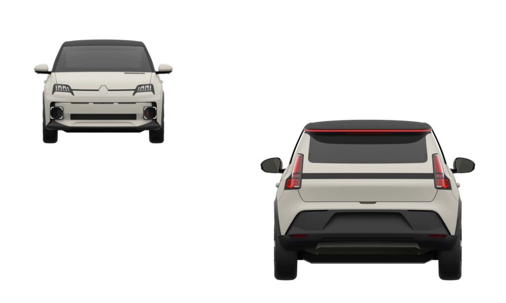 Renault 5 E-Tech spy patent 0