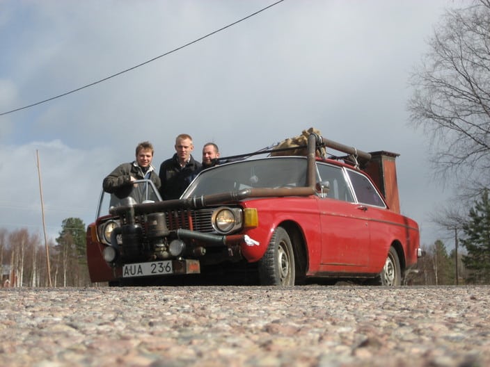 Volvo a leña, motores raros