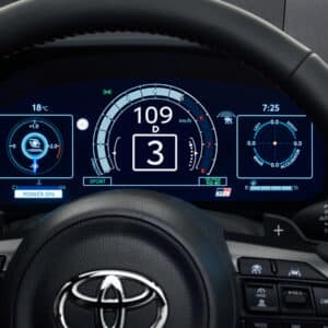 Support D'extincteur Pour Toyota Yaris GR Facelift 2024 - Par F4 Fabrication, Performance, Fabriqué En Lituanie