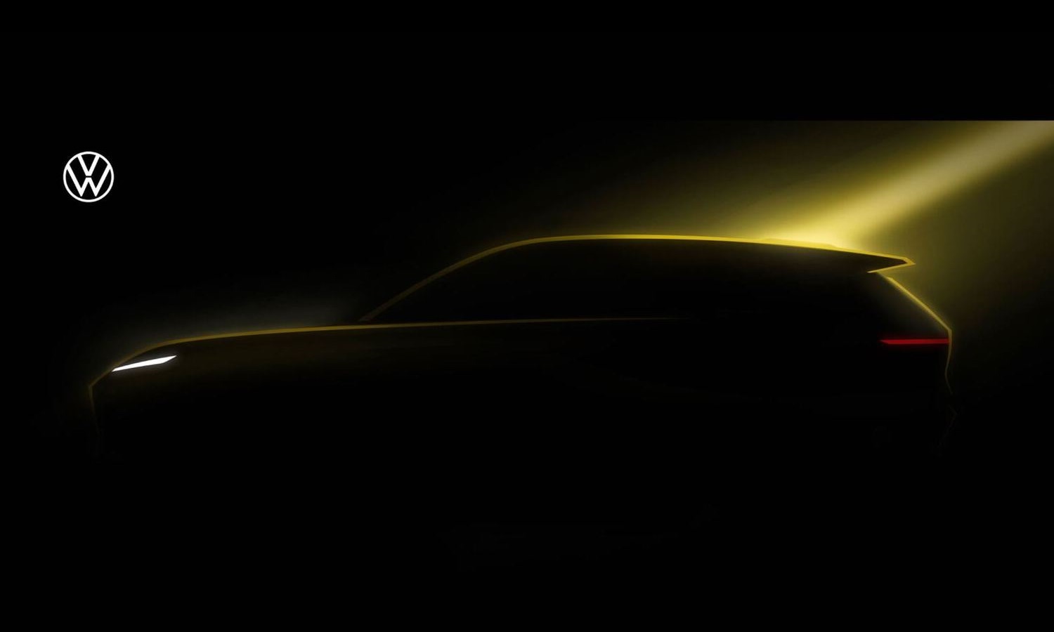 Volkswagen Xpeng EV SUV side teaser