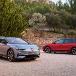 The all-electric Volkswagen ID.7 Tourer and ID.7 GTX Tourer