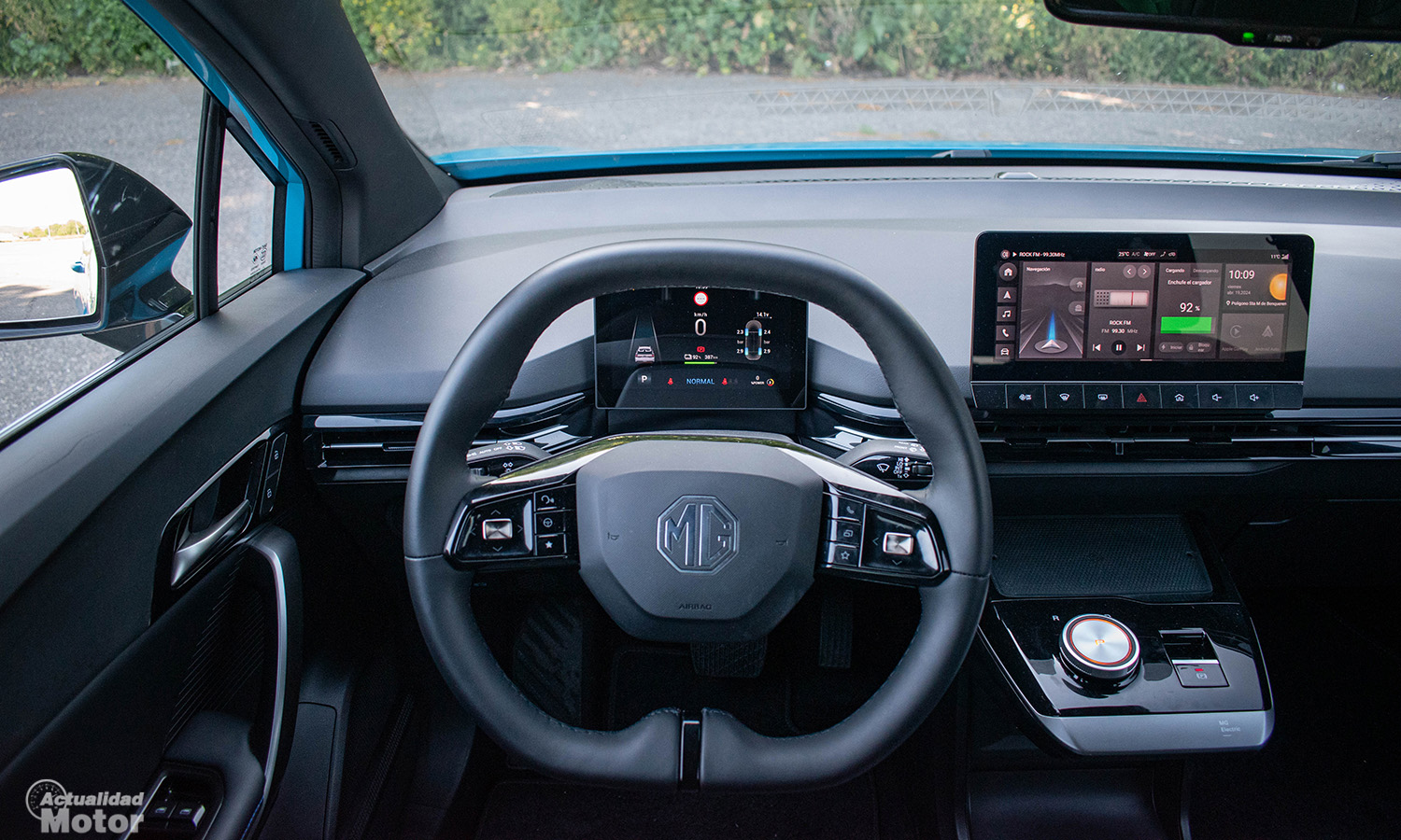 Prueba MG 4 Electrico 2024 volante
