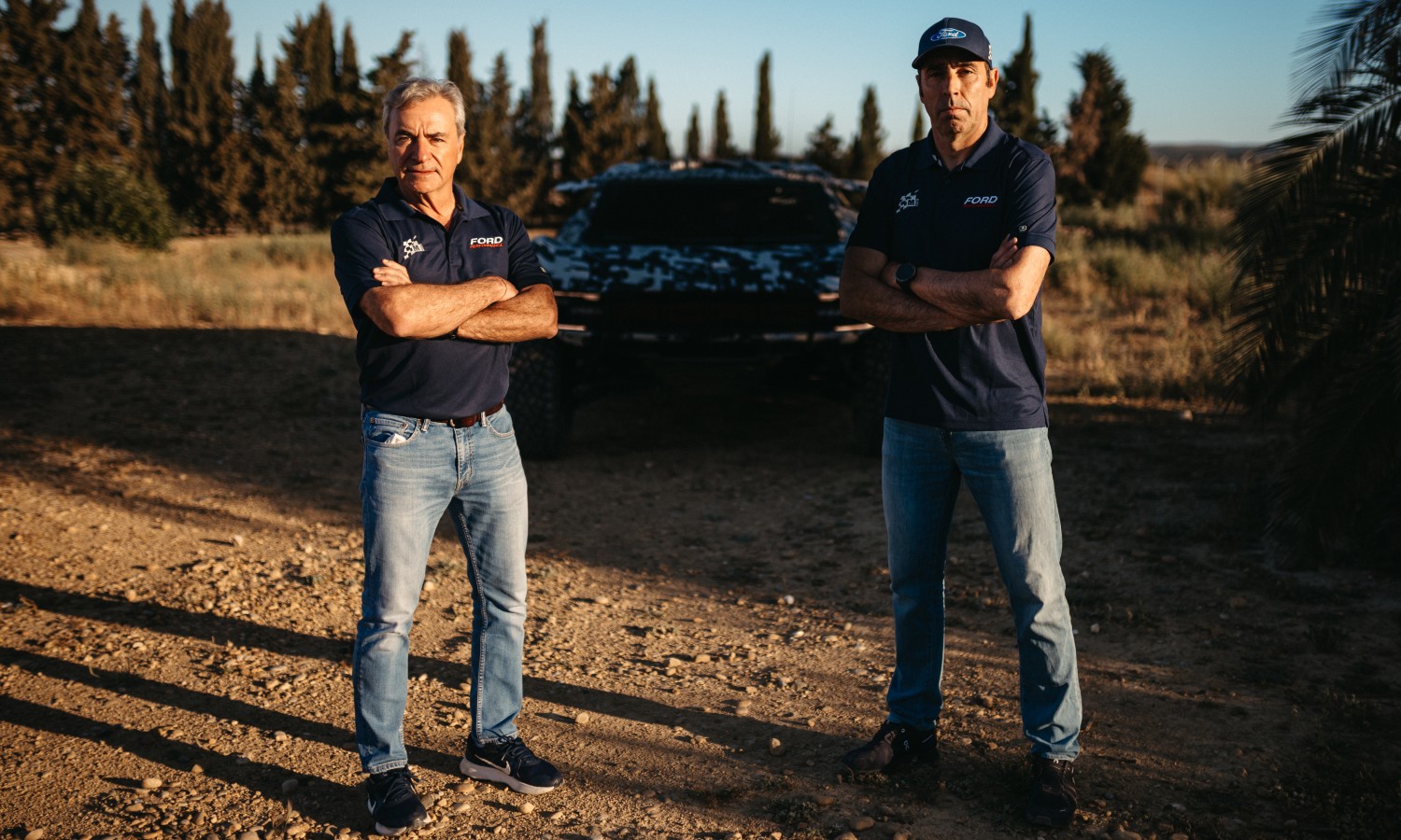 Sainz Sr. y Nani Roma con Ford para el Dakar 2025