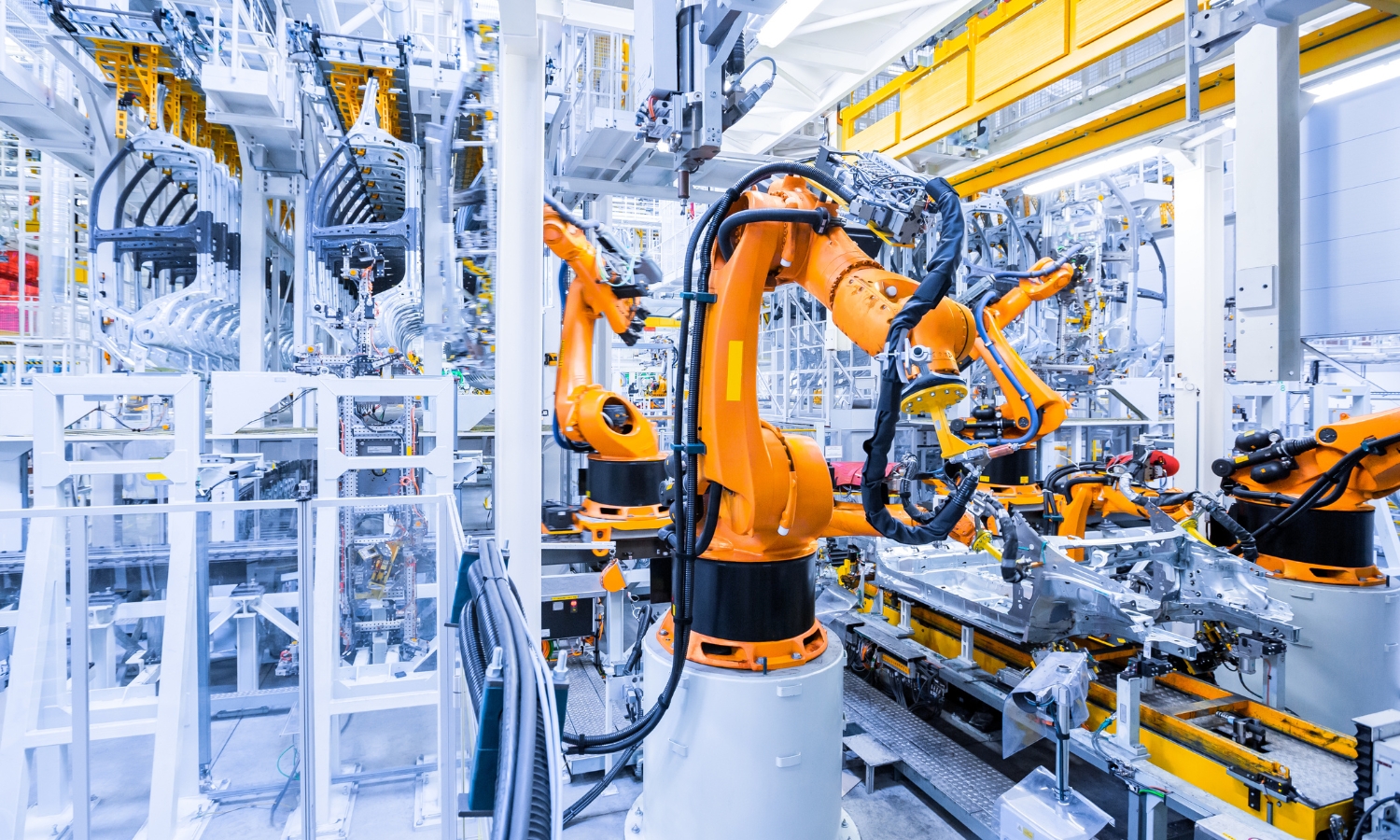 robots en la fabricación de coches