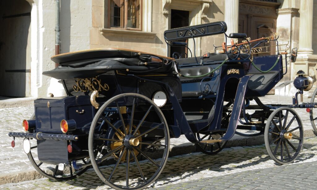 volante coche, historia