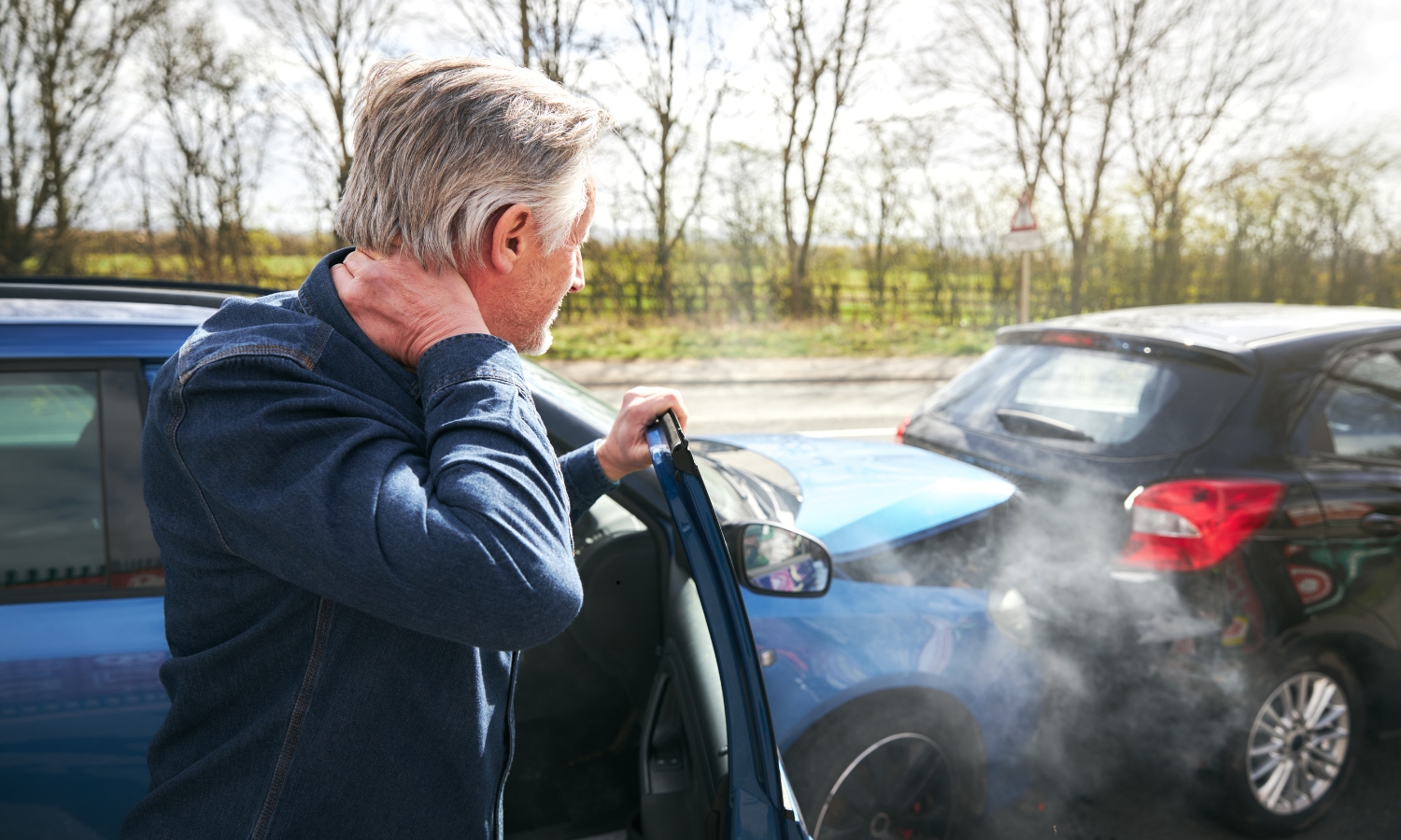 accidente coche de sustitución