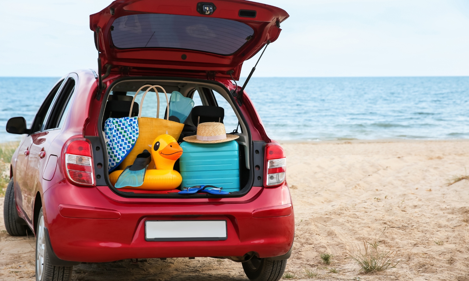 playa, trucos para el coche