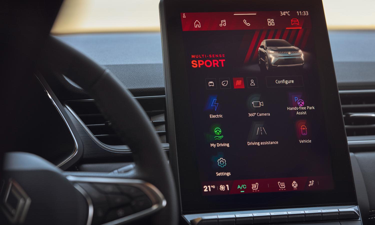 Renault Symbioz modo Sport
